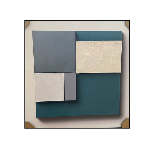 Aegean Abstract Geometric 3D Wall Art