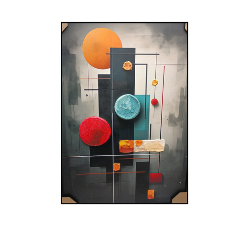 Cosmos Linear Framed Art