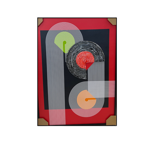 Circuit Abstract 3D Wall Art