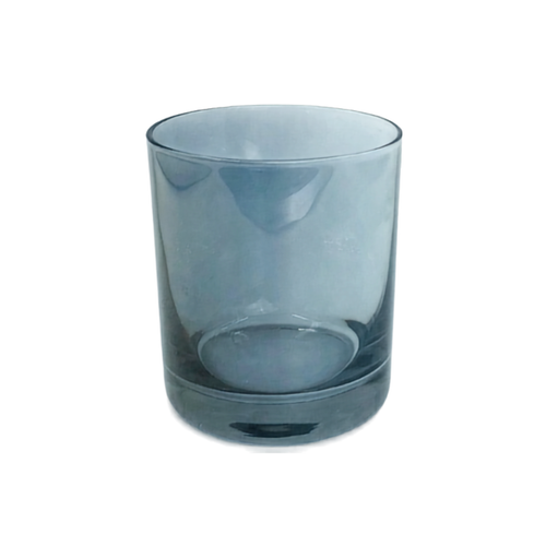 Smoked Blue Glass Tumbler Set of 6