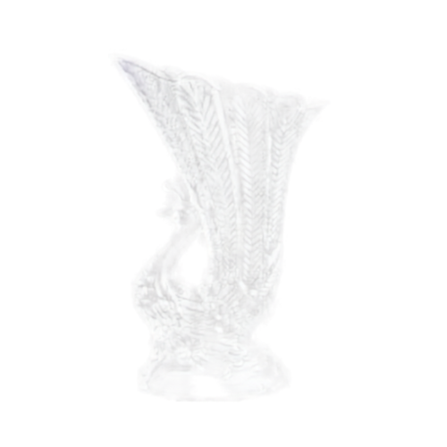 Sophisticated Crystal Glass Peacock Showpiece