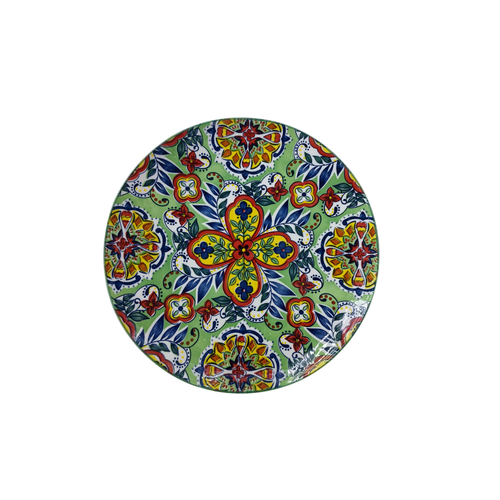 Hand Painted Artisan Floral Plate Collection