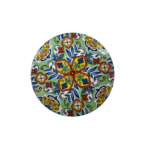 Hand Painted Artisan Floral Plate Collection