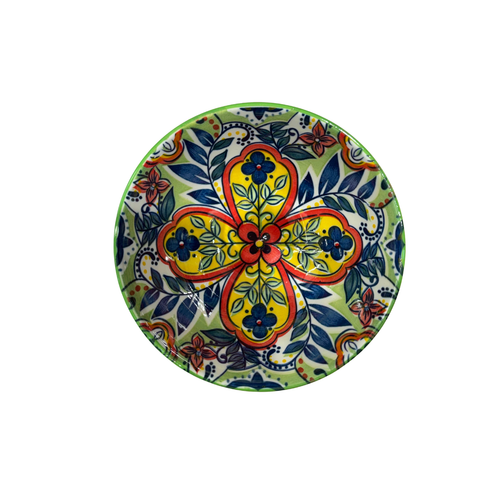 Iznik Vibrant Quad-Petal Floral Bowl