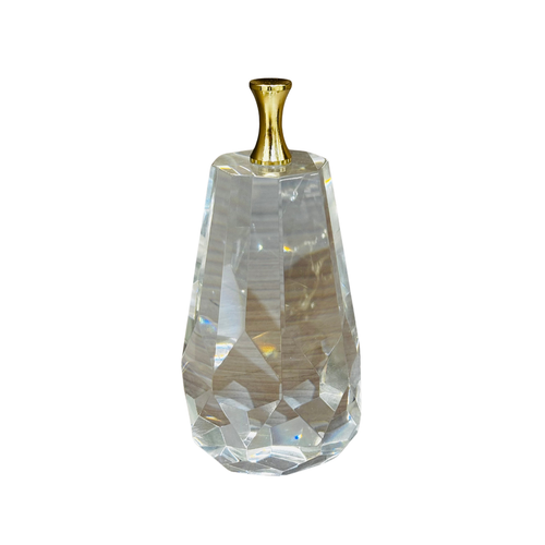 Faceted Crystal & Gold Mill
