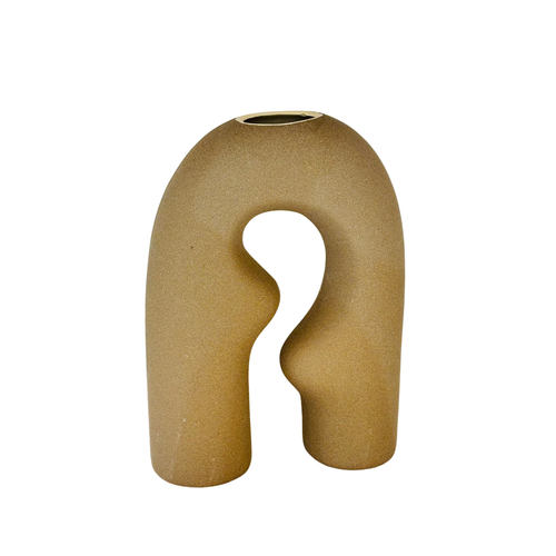 Petra Sculptural Ceramic Vase
