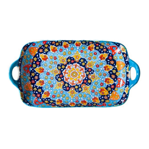 Turkish Iznik Ceramic Serving Tray