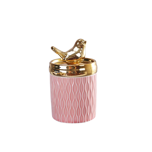 Songbird Ceramic Storage Canister Jar