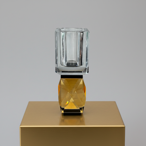 Elegant Geometric Crystal Tabletop Centerpiece
