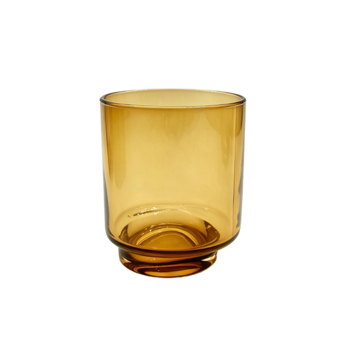 Modern Honey Amber Glasses Set 6 Piece (240 ML)