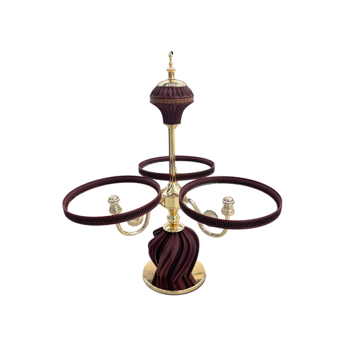 Luxury 3 Ring Mirrored Tiered Serving Stand