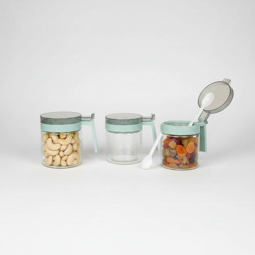 Fresh Breeze Container Trio with Handle & Flip-Top Lid 3 Piece