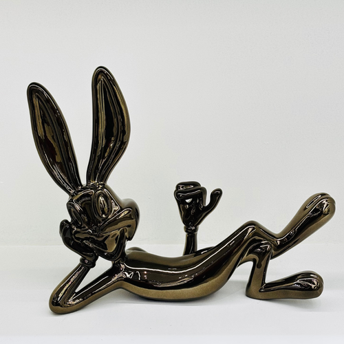 Playful Rabbit Sculpture