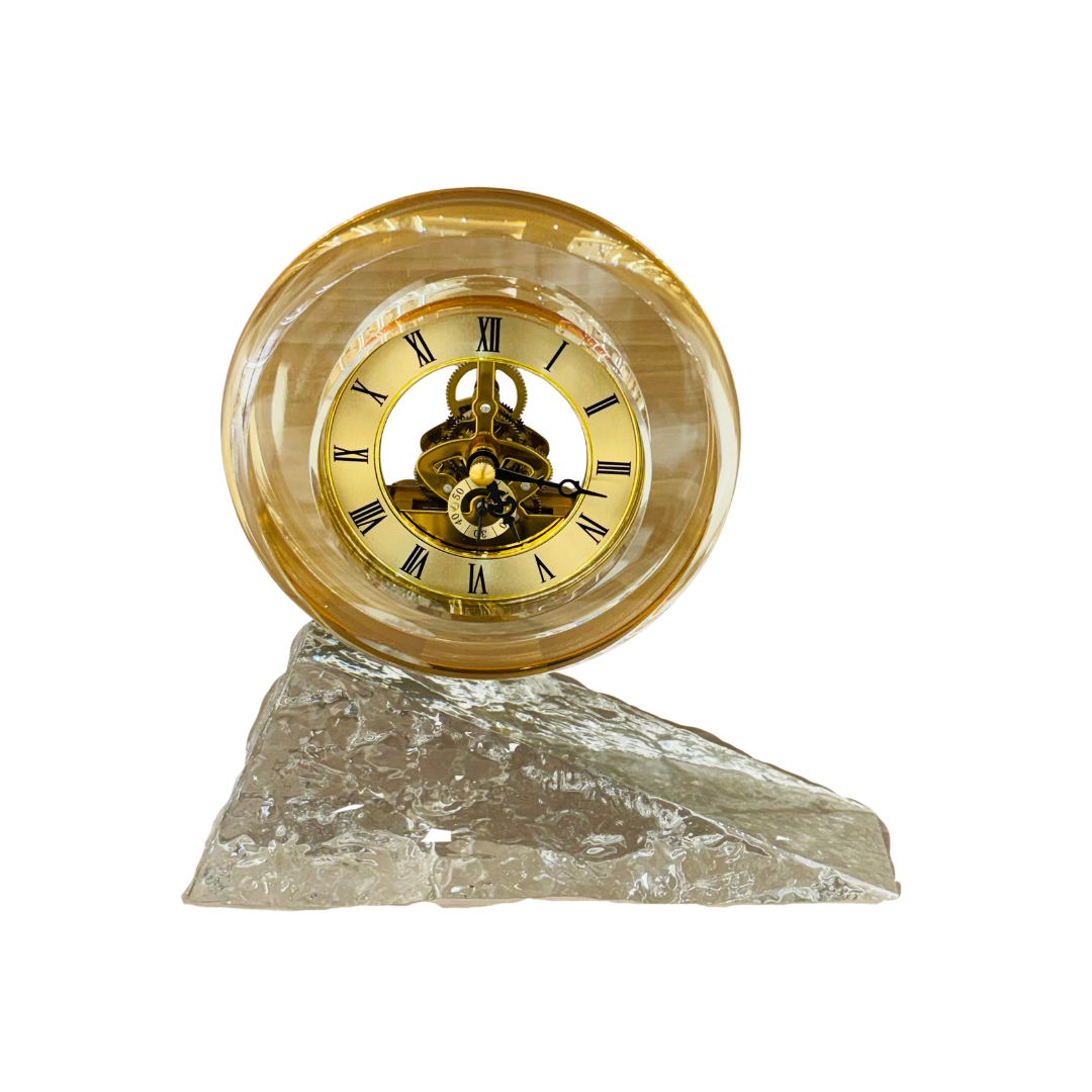 Elegant Crystal Mantel Clock