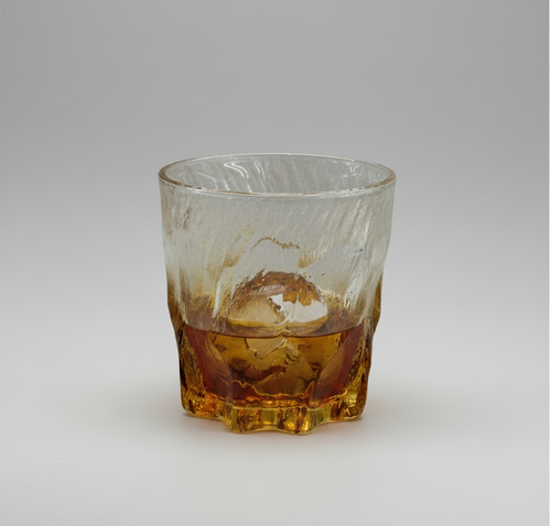 Warm Honey Glacier Whiskey Glass Set of 6