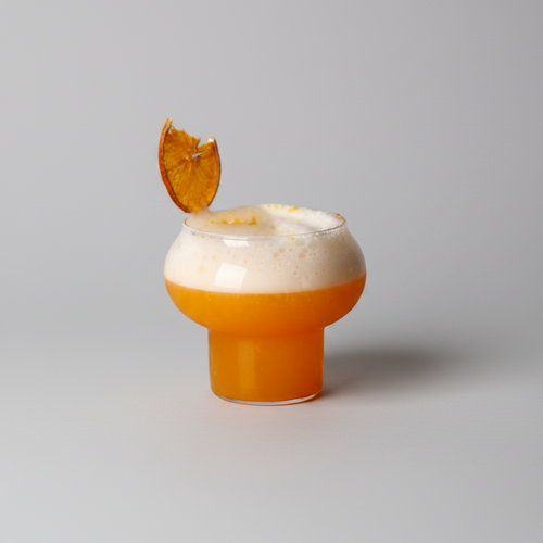 Modern Bulbous Cocktail Glass