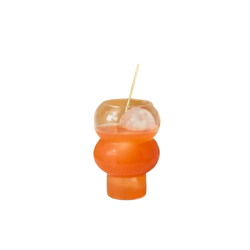 Modern Stacked Cocktail Glass