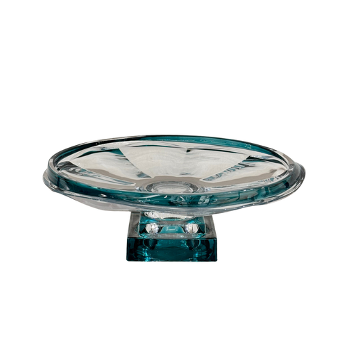 Oceanique Pedestal Glass Centerpiece Bowl