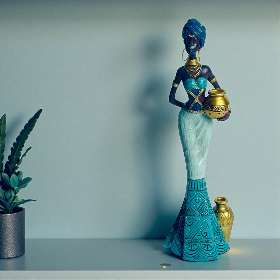 Tribal Lady Modern Decorative Showpiece