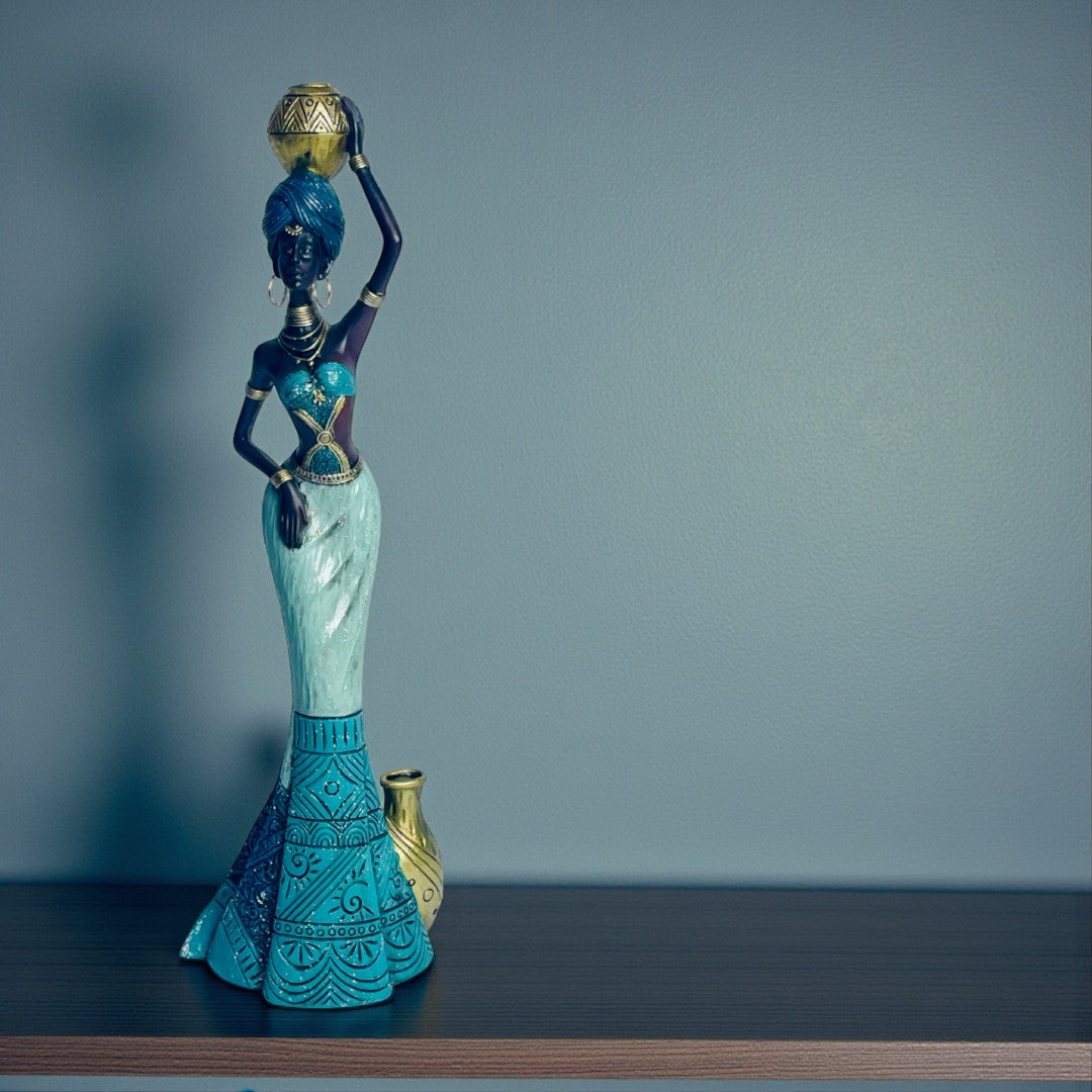Tribal Lady Modern Decorative Showpiece