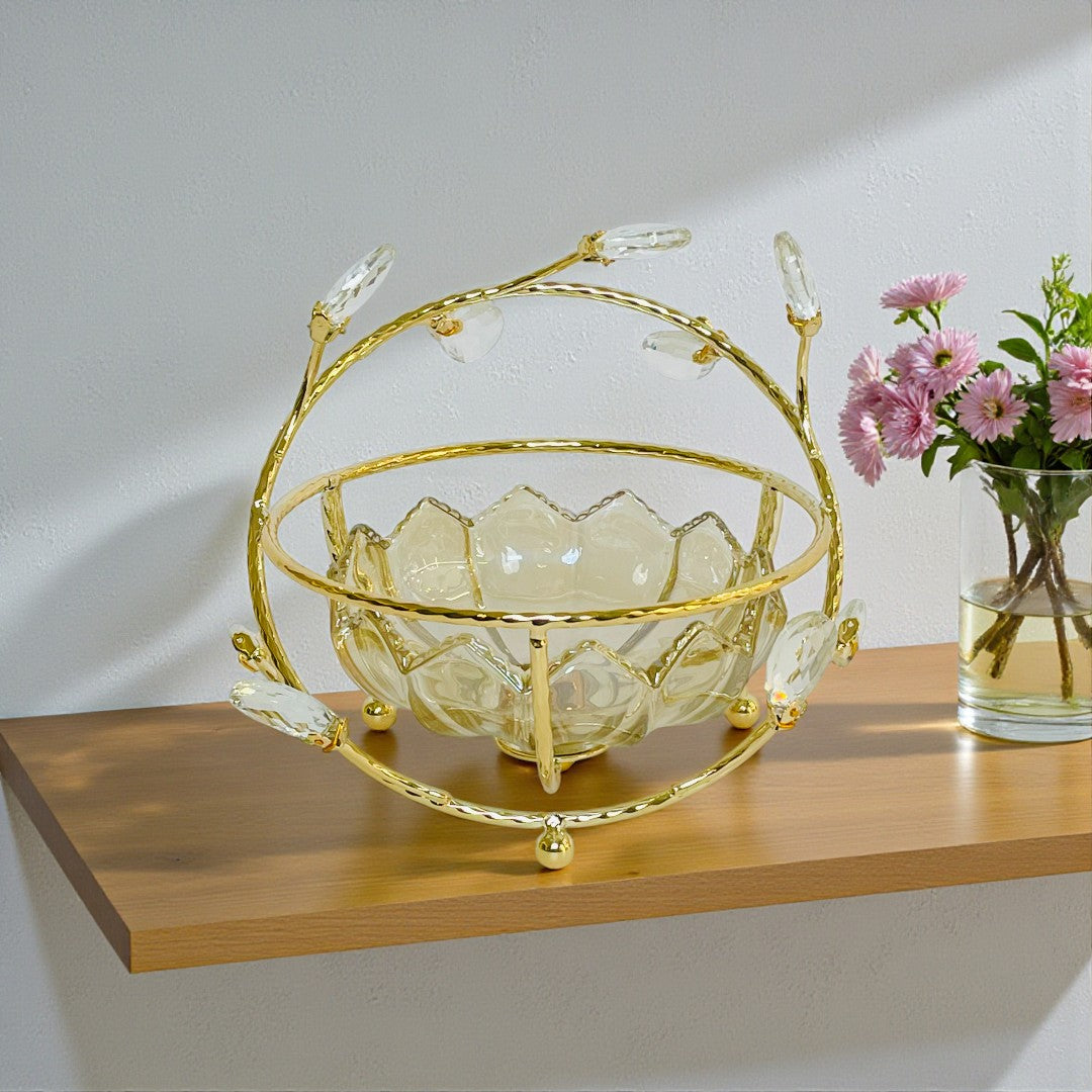 Elegance Decorative Glass Bowl