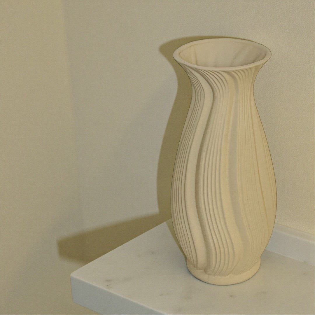 Luxury Ceramic Wave Desing Vase