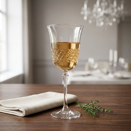 Luxury Italian Crystal Fine Dining Wine Glasses
