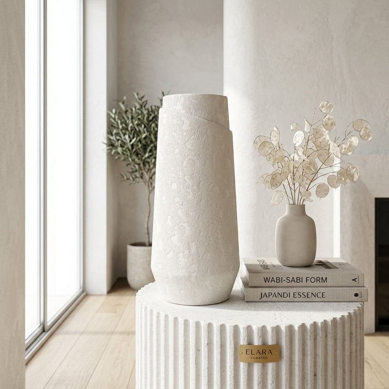 Elegant Sahara Asymmetric Layered Vase